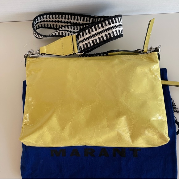 Isabel Marant Nessah Leather Shoulder Bag - Picture 9 of 15